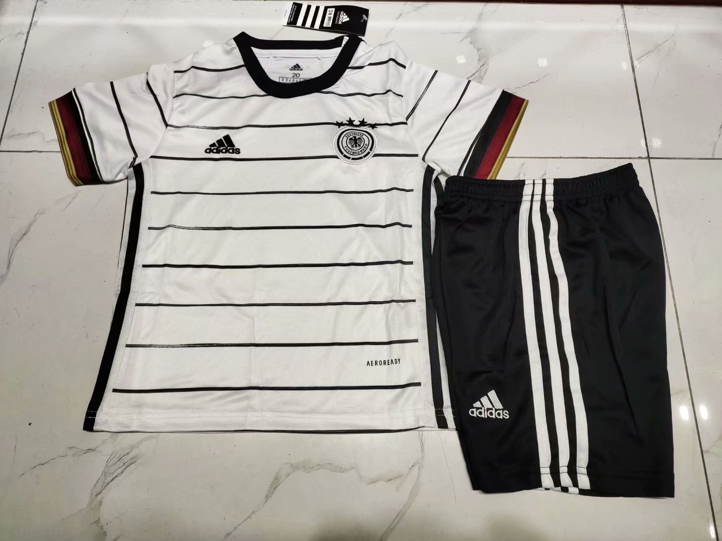 No stock Germany Home kids kit 2020 European Cup Football jersey