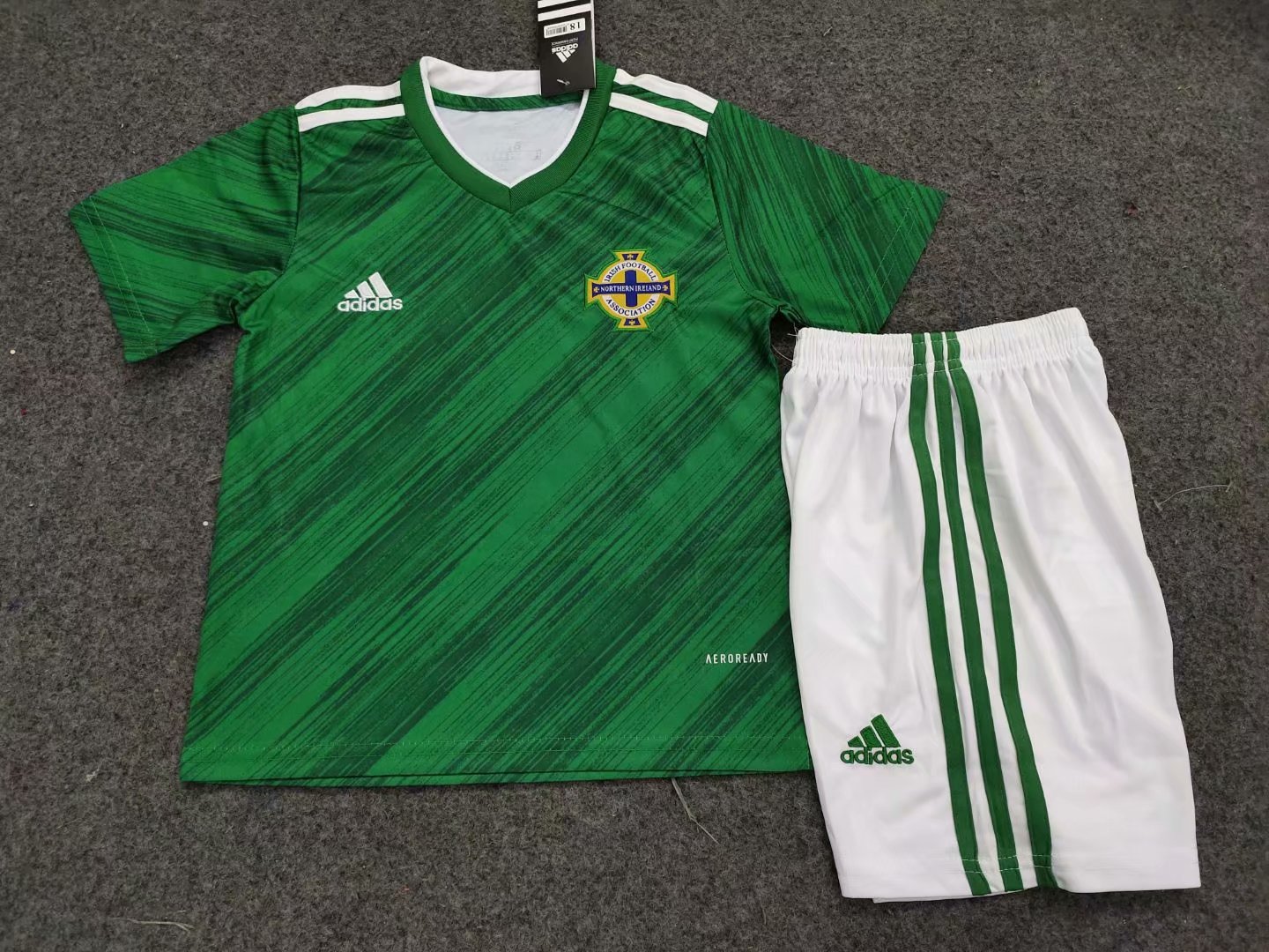 No stock Northern Ireland Home kids kit 2020 