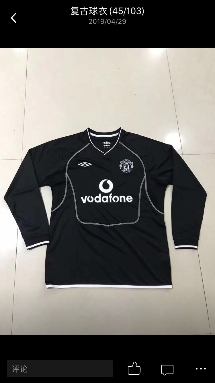 1999-2000 Manchester United away Long sleeves Retro