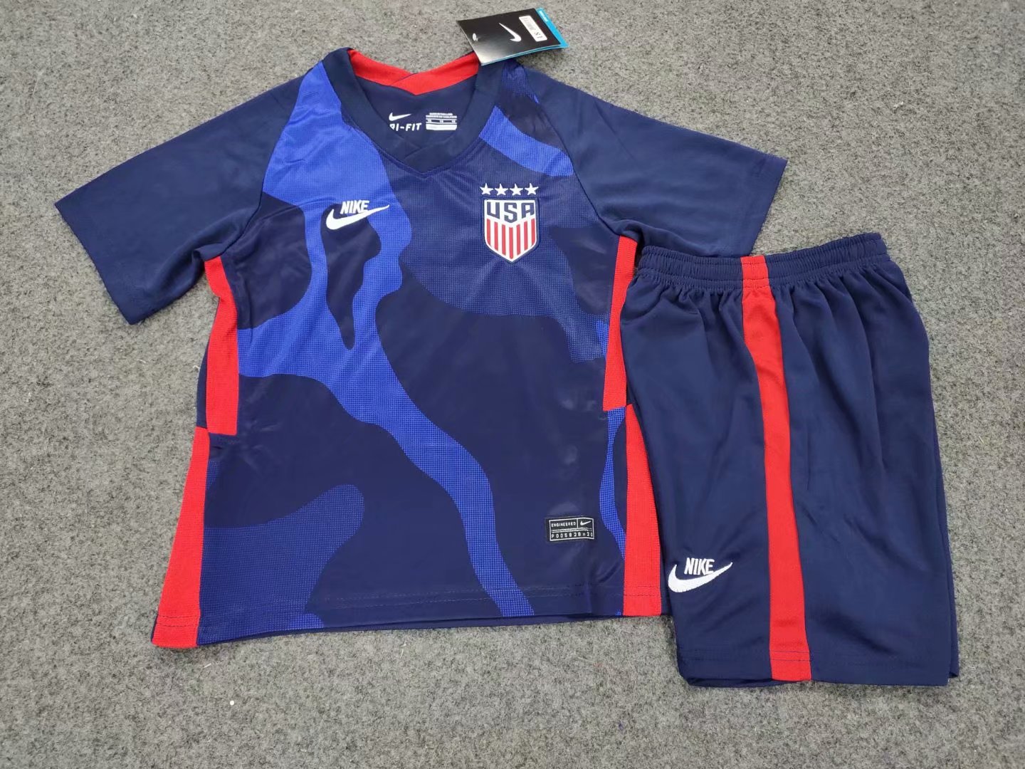 No stock the United States of America home kids kit USA 2020 