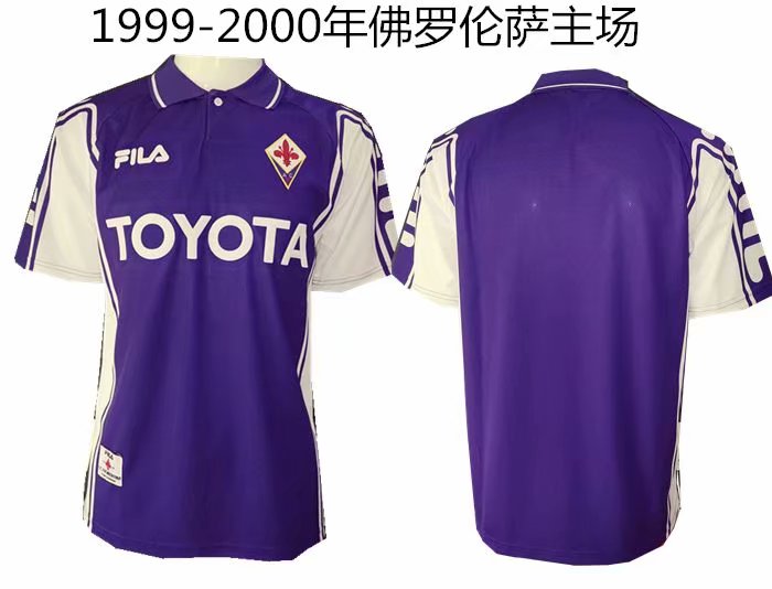 1999-2000 fiorentina home Retro jersey