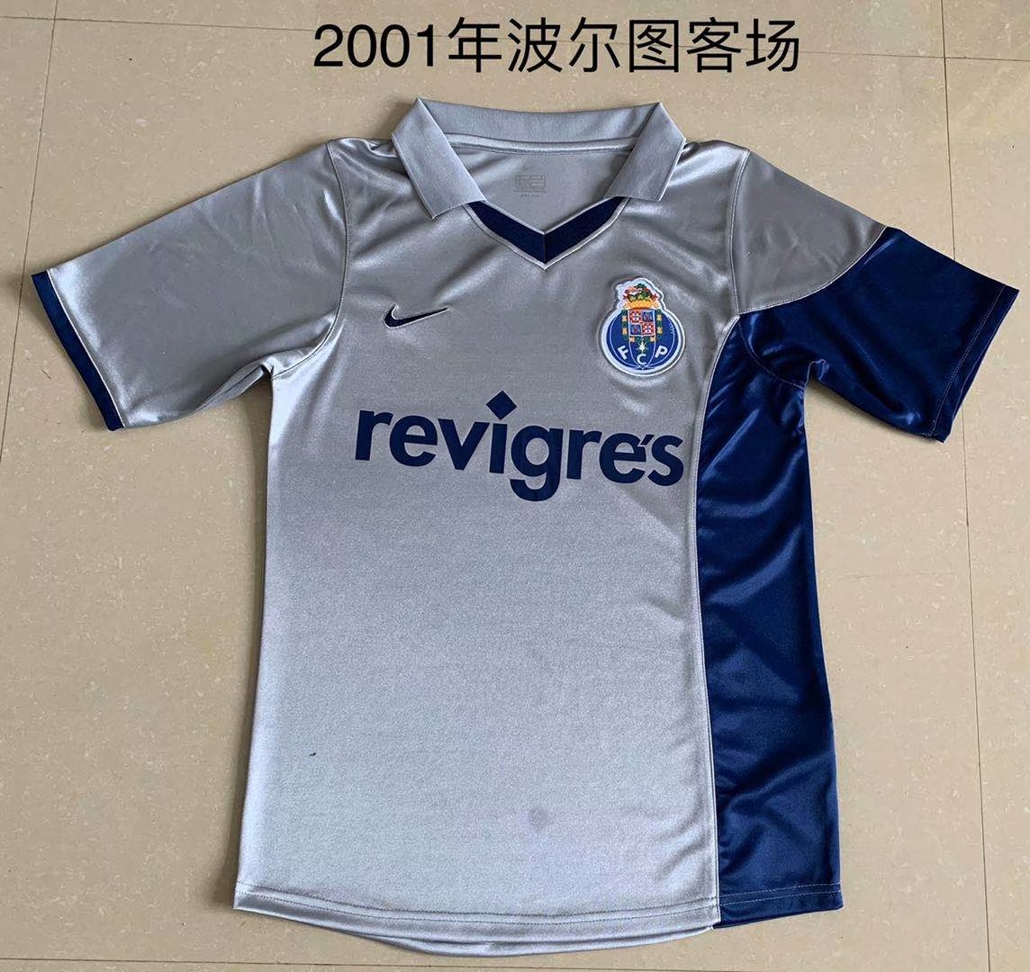 2001 Porto away Retro jersey 