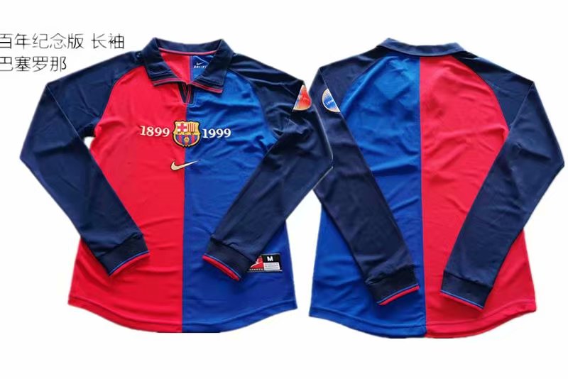 100 anniversary Barcelona long home Retro.