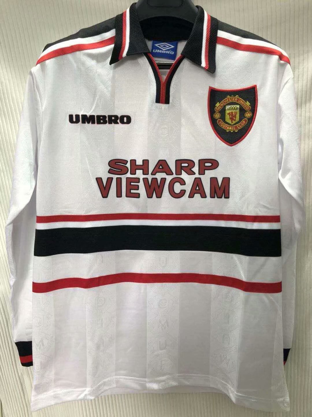 1998 Manchester United away long sleeved Retro