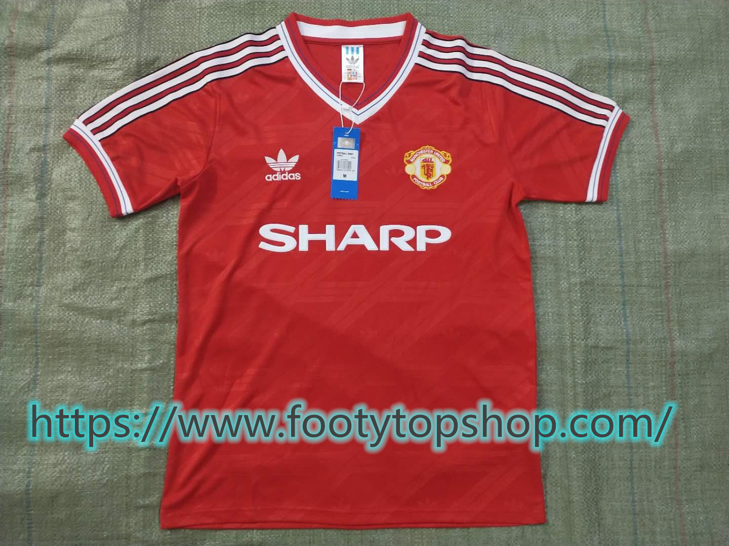 1986 Manchester United  home Retro