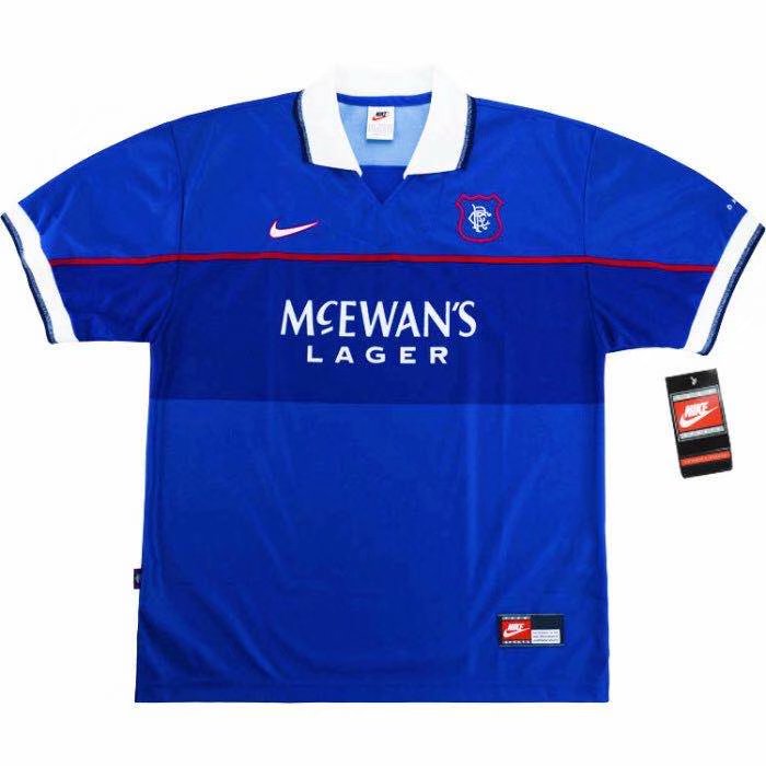 1997-1999 Rangers FC home Retro.