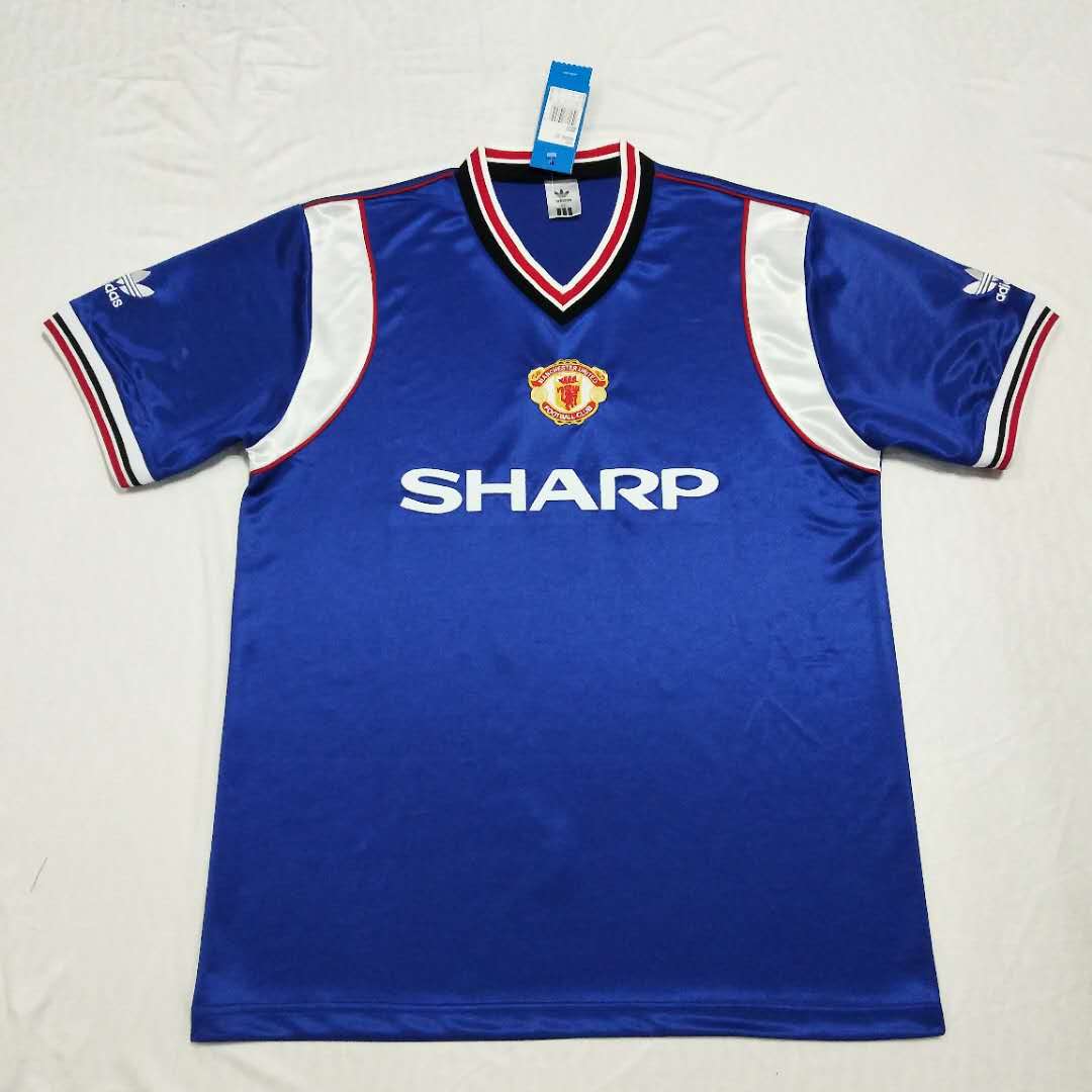 1985 Manchester United blue Retro