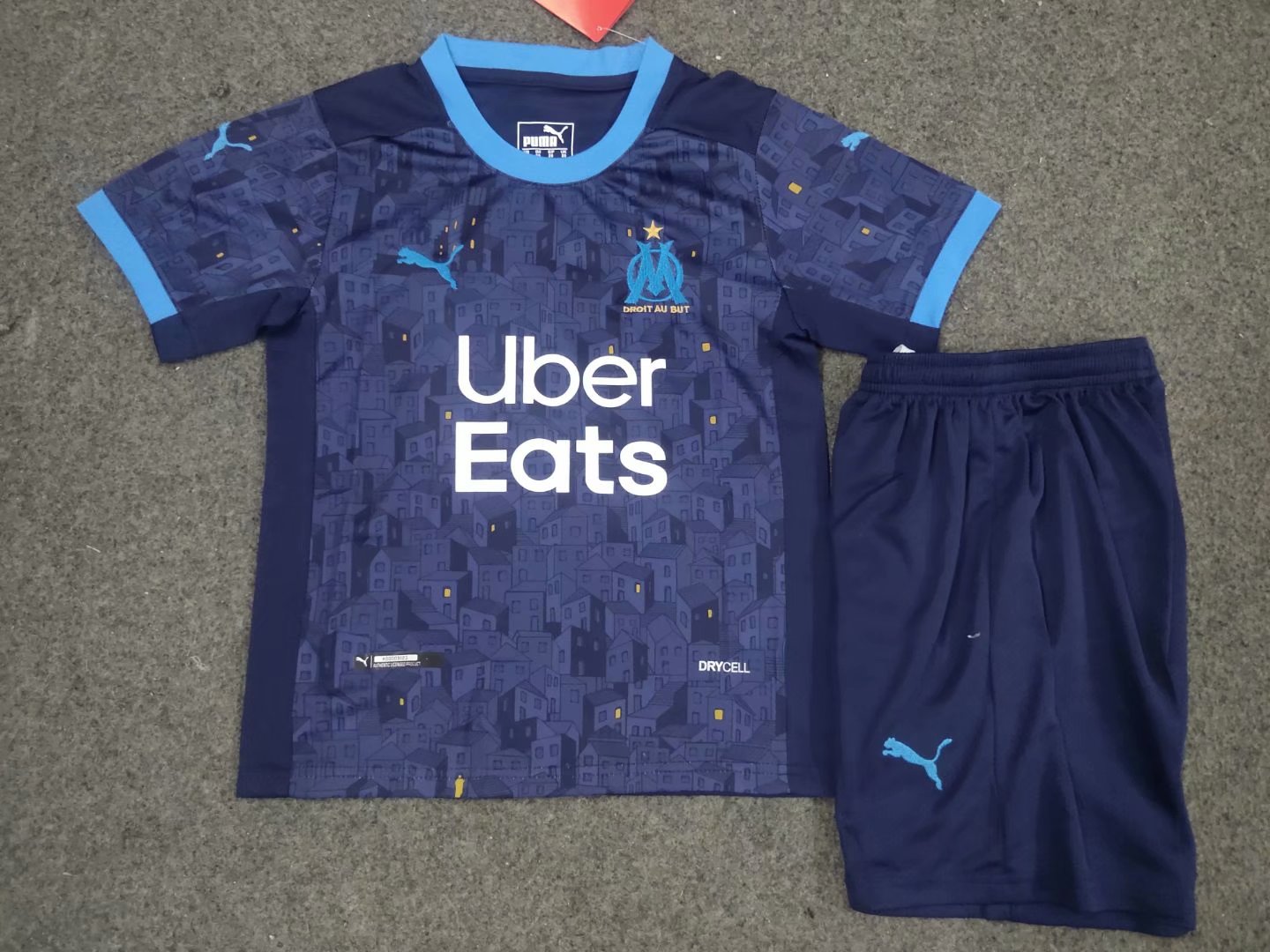 No stock 2020-2021 MARSEILLE AWAY KIDS kit 