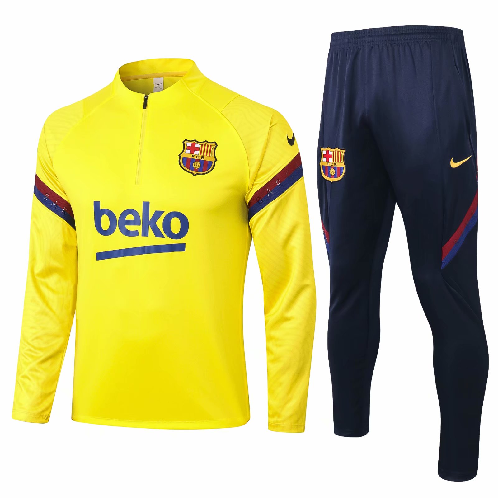 2020-2021Barcelona Adult kit soccer jersey Adult kit training suit