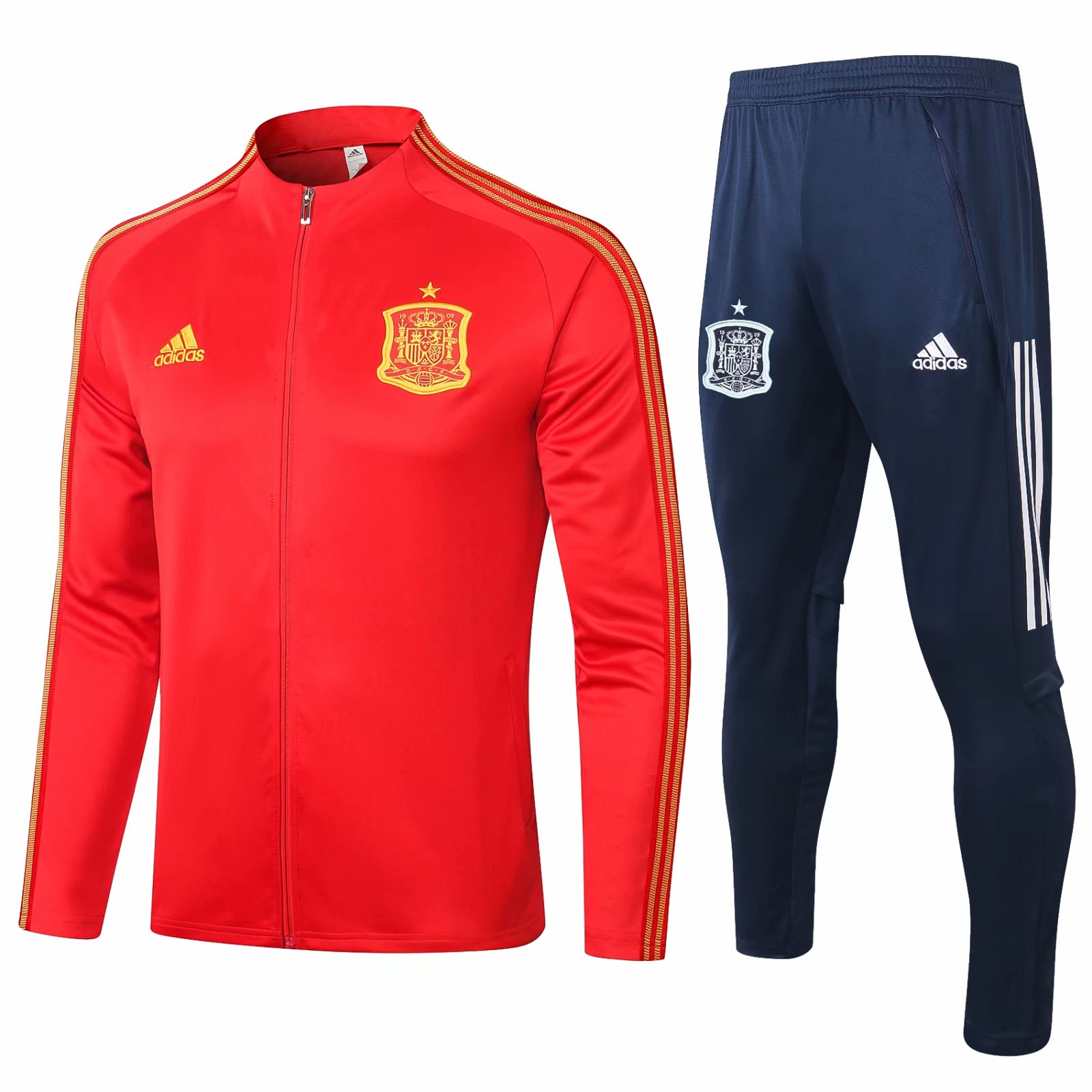 2020 Spain national team adult training Jacket Set