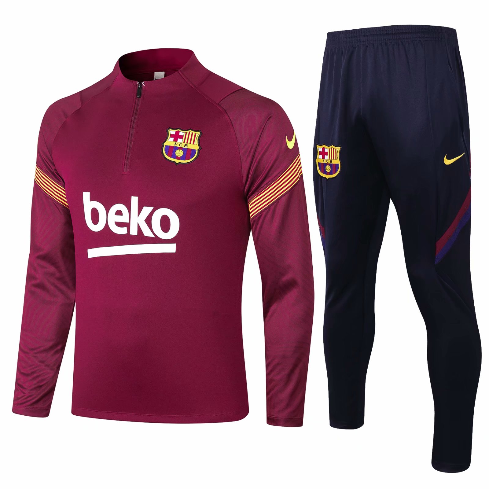 2020-2021 Barcelona children's football training suit