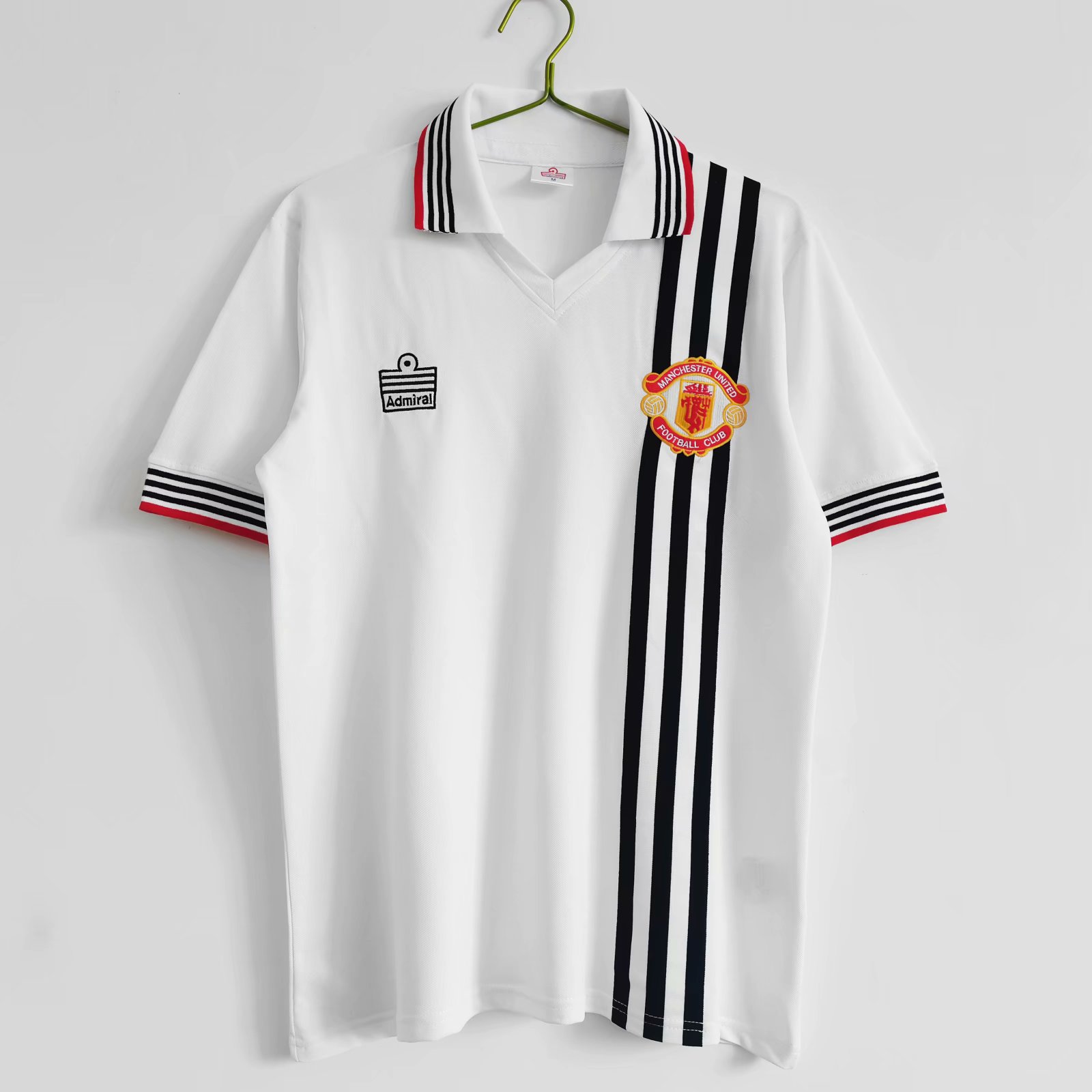 1977 Manchester United white shirt 