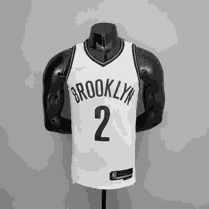 75th Anniversary GRIFFIN#2 Nets White NBA Jersey S-XXL(EFB2)