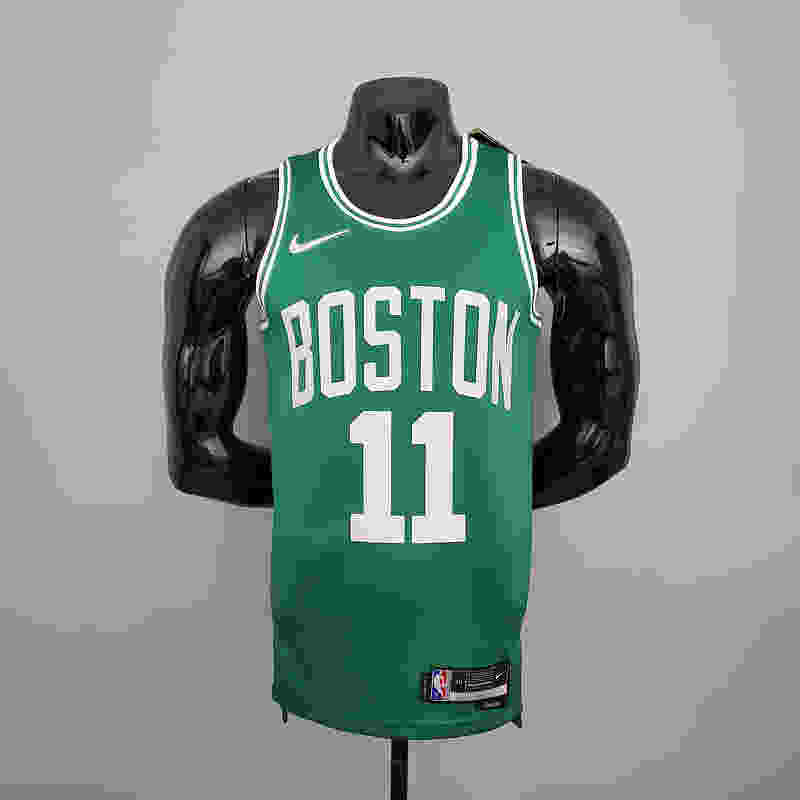 75th Anniversary Irving #11 Celtics Green NBA Jersey S-XXL(9D06)