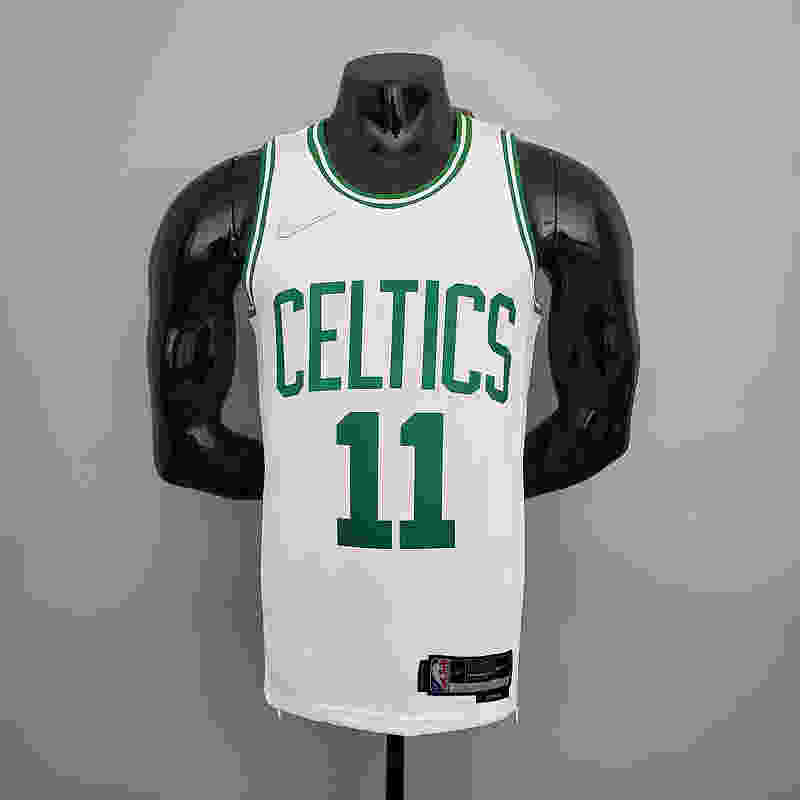 75th Anniversary Irving #11 Celtics White NBA Jersey S-XXL(7E3F)