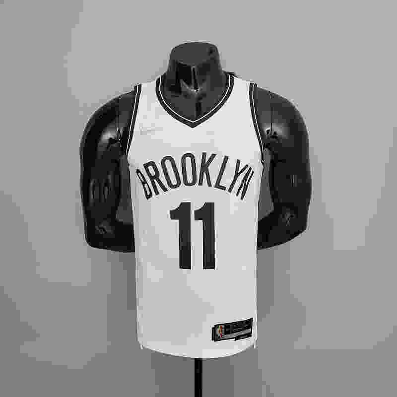 75th Anniversary IRVING#11 Nets White NBA Jersey S-XXL(4BFC)