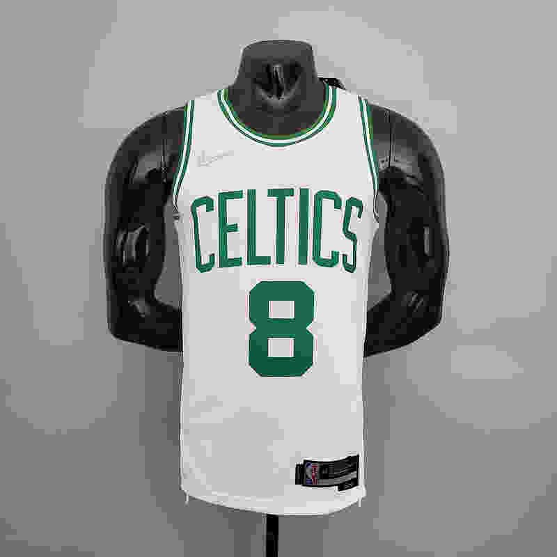 75th Anniversary Walker #8 Celtics White NBA Jersey S-XXL(7BEA)