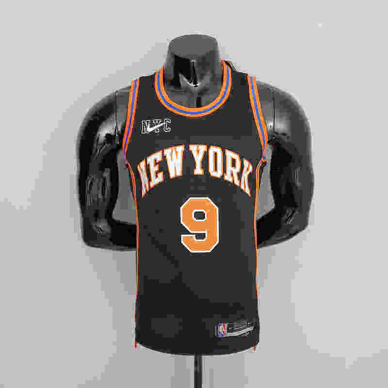 2022 Season Barrett #9 Knicks Urban Edition Black NBA Jersey S-XXL