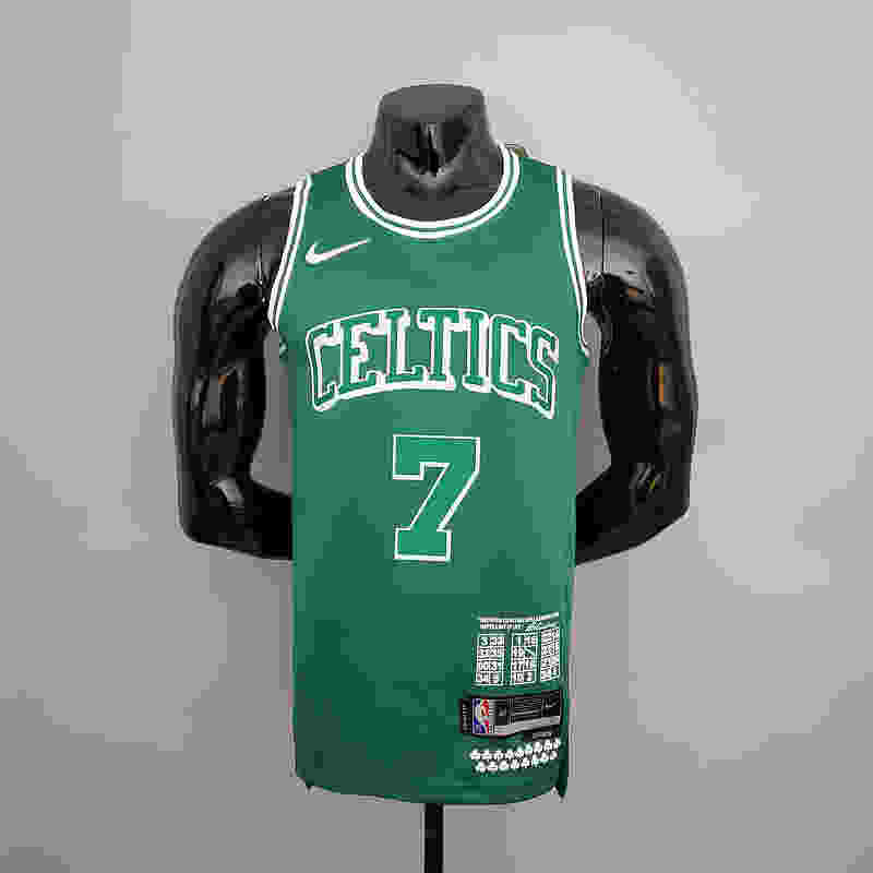 2022 season Brown#7 Teltes City Edition Green NBA Jersey S-XXL