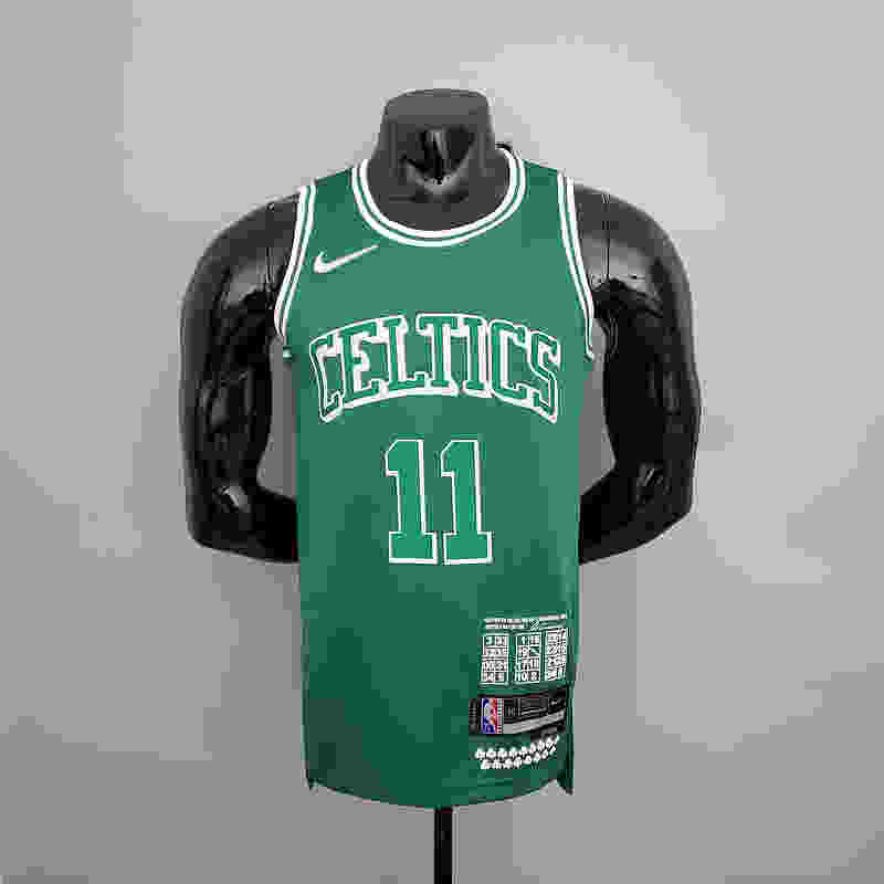 2022 season irving#11 Teltes City Edition Green NBA Jersey S-XXL