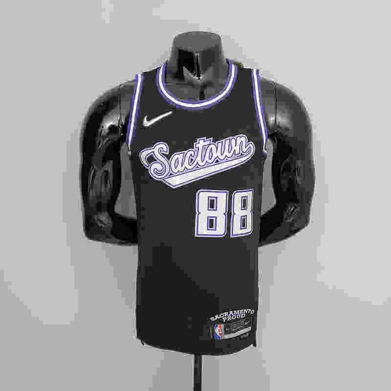 2022 Season QUETA#88 Kings City Edition Black NBA Jersey S-XXL