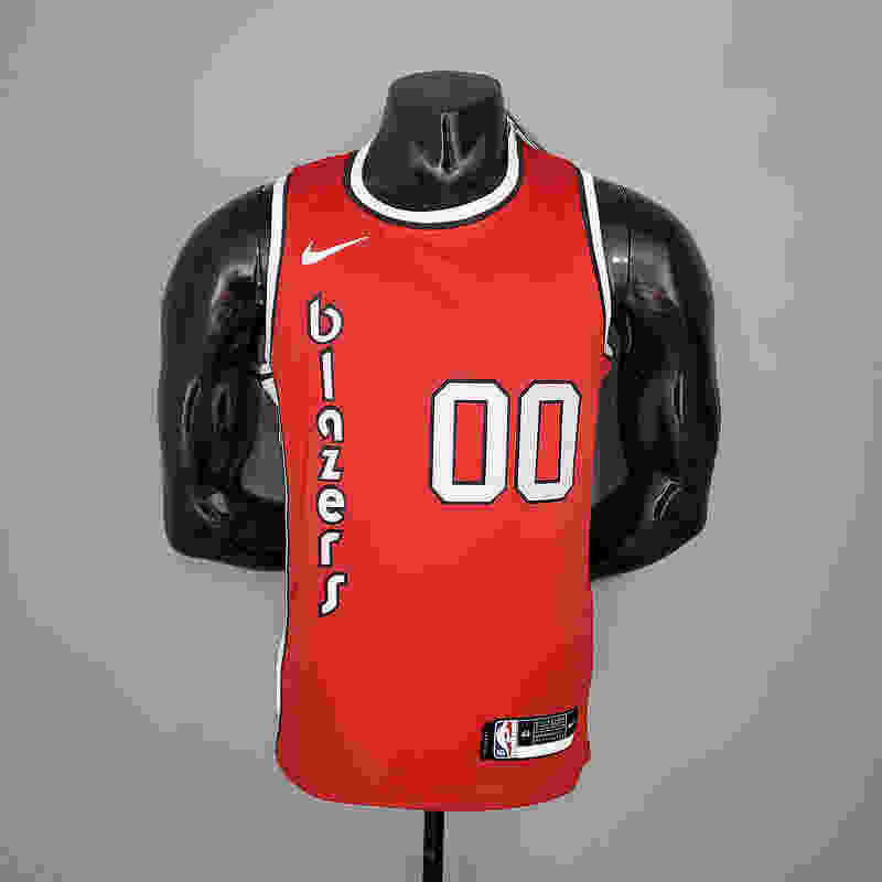 ANTHONY#00 Trail Blazers Retro Red NBA Jersey S-XXL