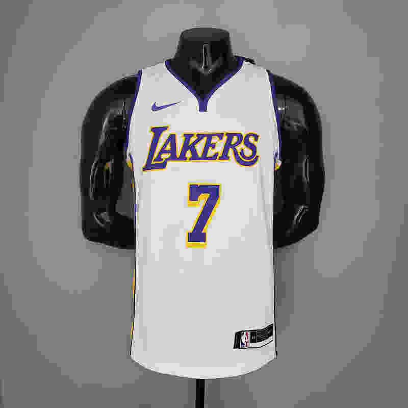 ANTHONY#7 Lakers white NBA jersey Size︰S-XXL