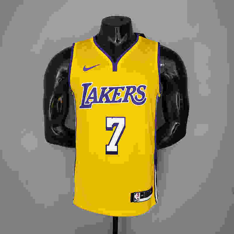 ANTHONY#7 Lakers yellow NBA jersey Size︰S-XXL