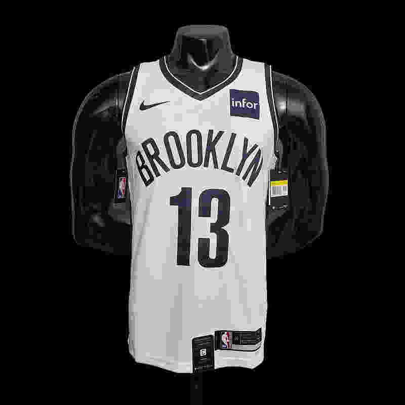 Brooklyn Nets Harden #13 White S-XXL