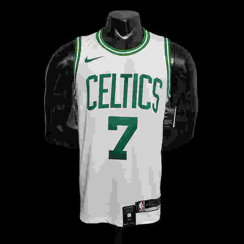 BROWN#7 Celtics White NBA jersey Size︰S-XXL Nike connect recognition