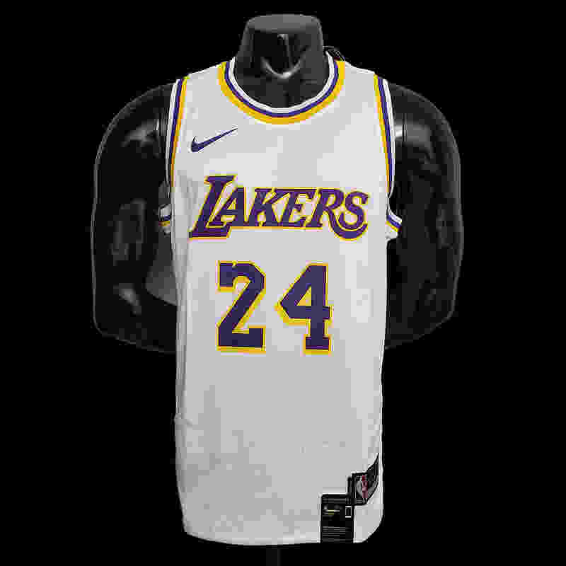 Bryant #24 Lakers Round neck white NBA jersey SizeXS-XXL Nike connect recognitio