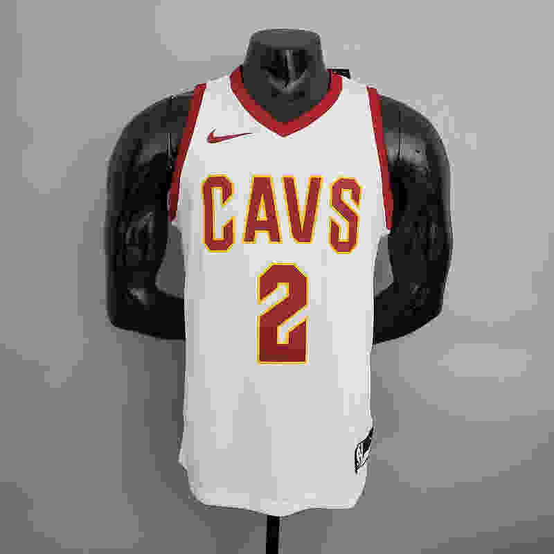 Cavaliers Irving #2 White NBA Jersey S-XXL