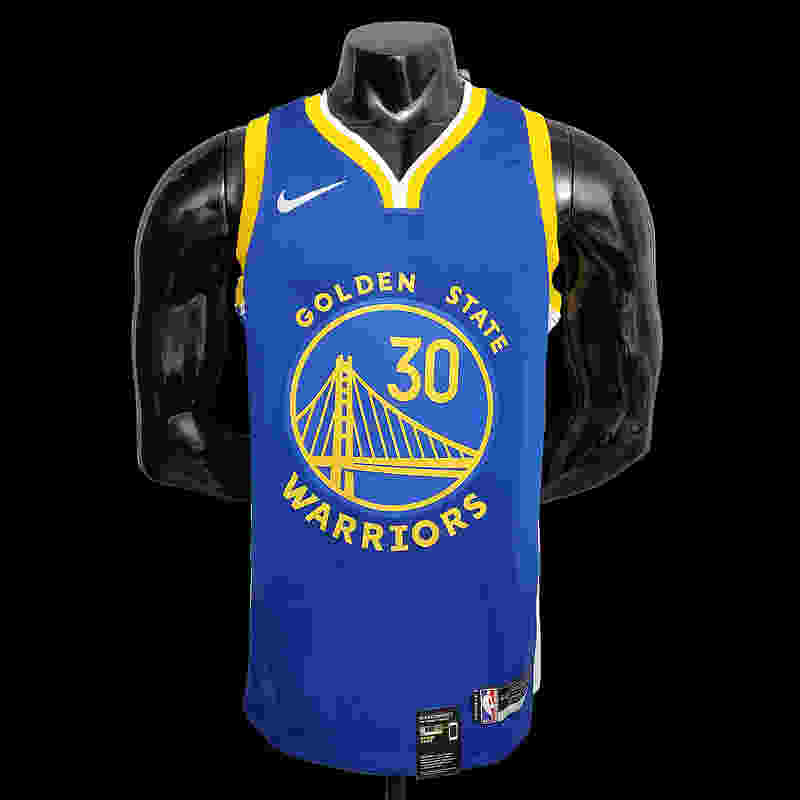 Curry #30 Golden State Warriors blue NBA jersey SizeXS-XXL Nike connect recognit