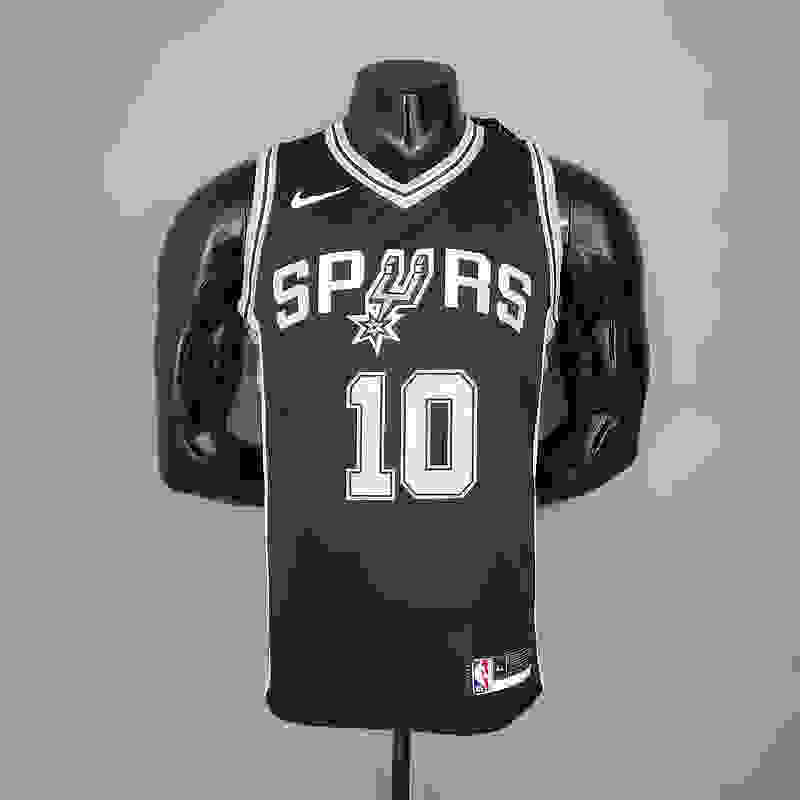 DeROZAN#10 Spurs Spurs Black NBA Jersey S-XXL