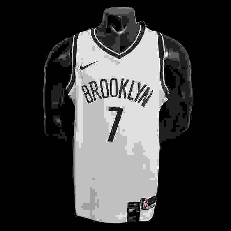 Durant #7 Brooklyn Nets white NBA jersey SizeXS-XXL Nike connect recognition