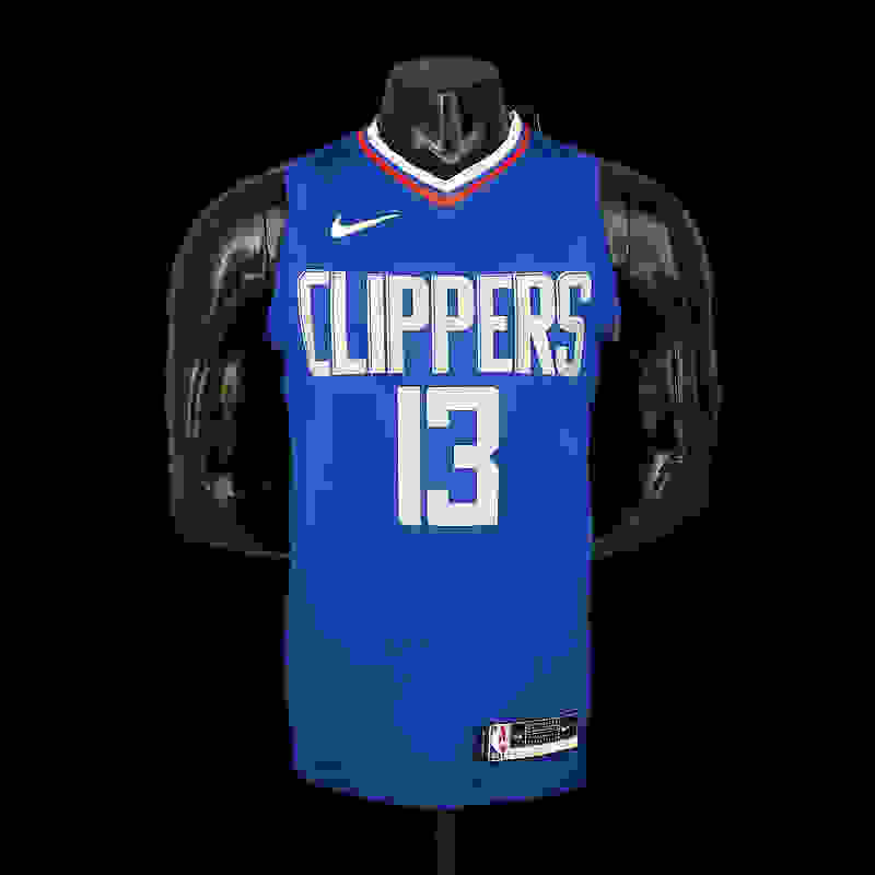 GE0RGE#13 Clippers Limited Edition Blue NBA Jersey S-XXL