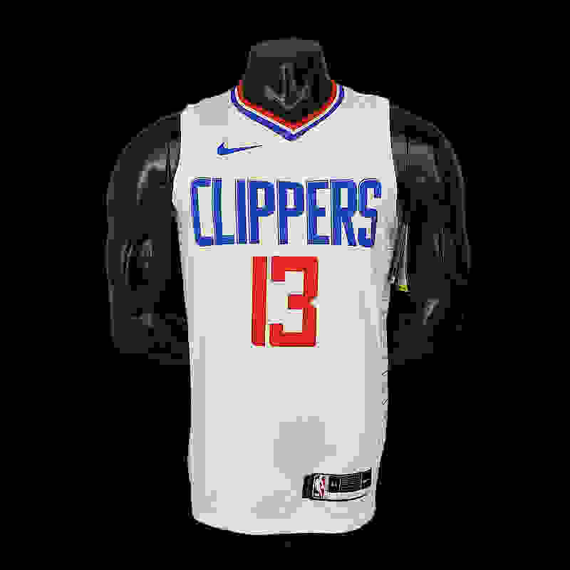 GE0RGE#13 Clippers Limited Edition White NBA Jersey S-XXL