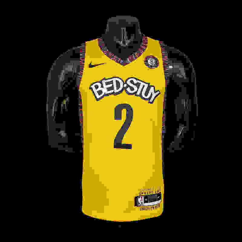 GRIFFIN#2 Brooklyn Nets Commemorative Edition Yellow NBA jersey Size︰S-XXL