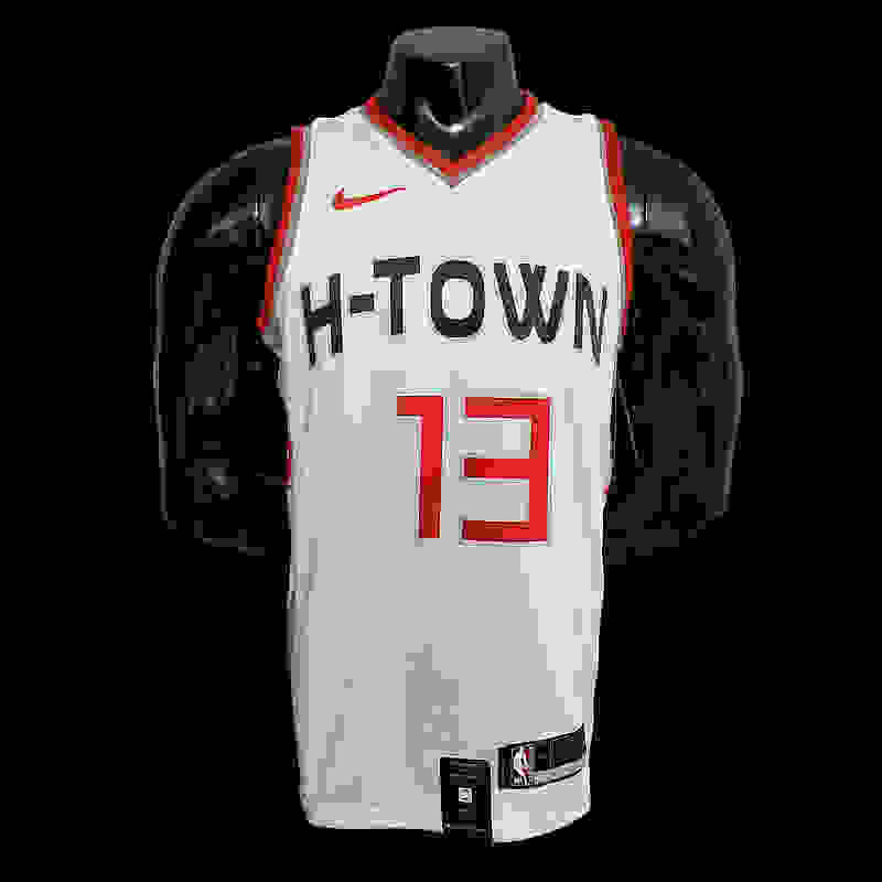 HARDEN#13 Rockets City Edition White NBA jersey Size︰XS-XXL Nike connect recogni...