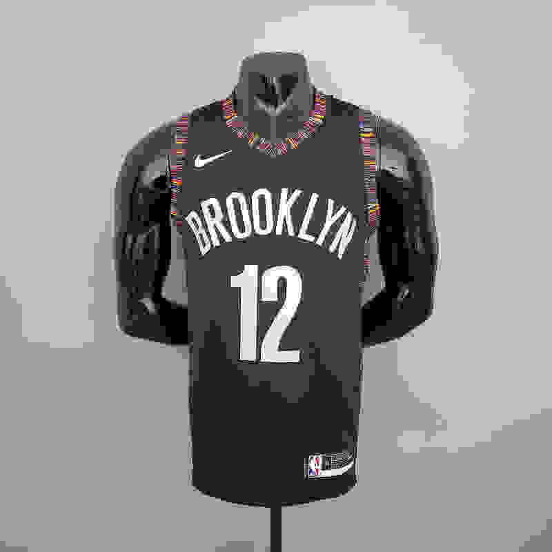 harris#12 Brooklyn Nets City version black NBA jersey Size︰S-XXL