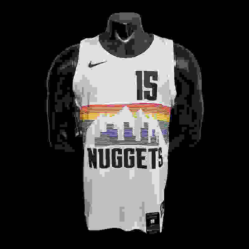 HJDKIC#15 Nuggets City Edition Black jersey Size︰ XS-XXL Nike connect recognition