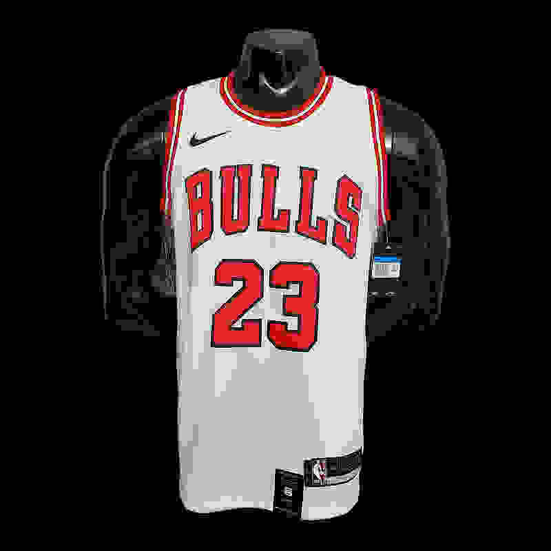 Jordan #23 Chicago Bulls white NBA jersey Size XS-XXL Nike connect recognition