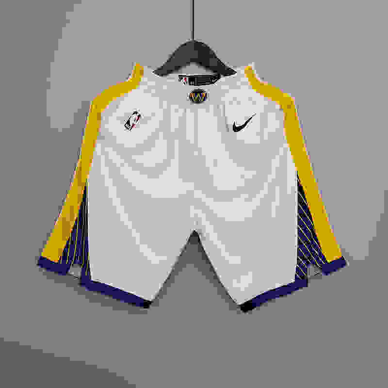 Lakers White Shorts S-XXL