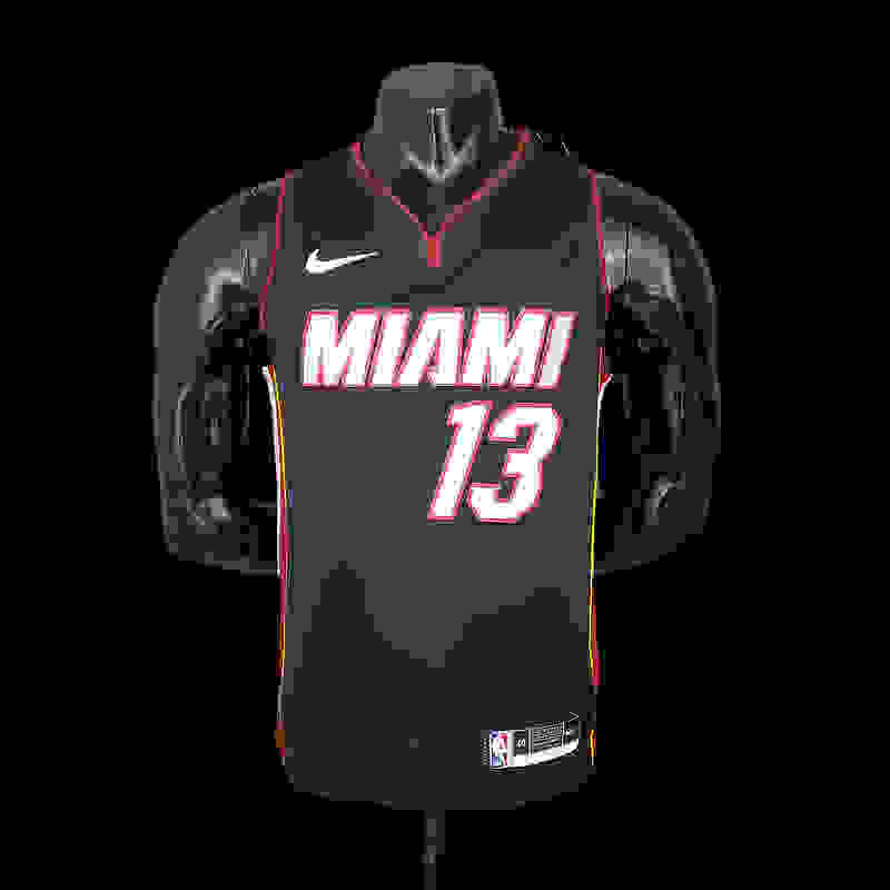 Miami Heat ADEBAYO 13 Black NBA Jersey