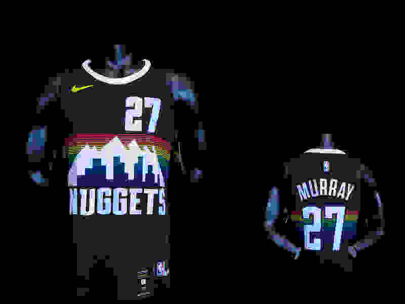 MURRAY#27 Nuggets City Edition Black jersey Size︰ XS-XXL Nike connect recognitio...(8D46)