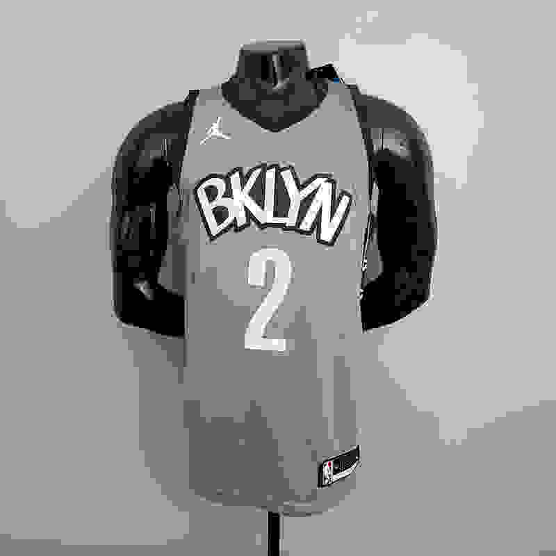 Nets Griffin #2 Flying Man Grey NBA Jersey S-XXL(9E7A)