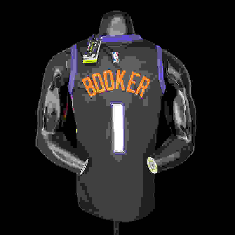 New BOOKER#1 Suns City Edition Black NBA Jersey S-XXL(768C)