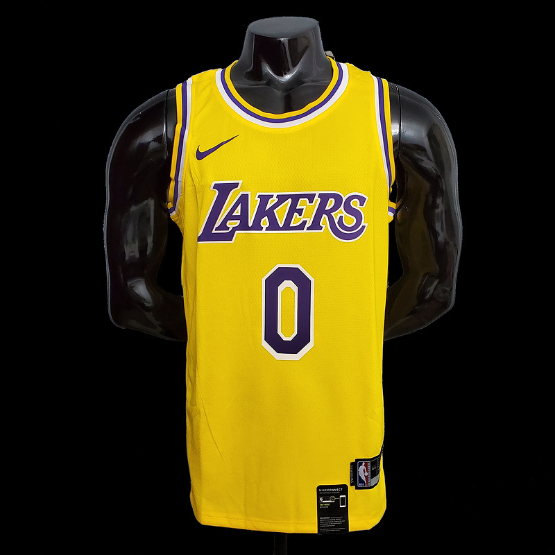 New Lakers Jordan Young #0 Theme Purple Round Neck S-XXL