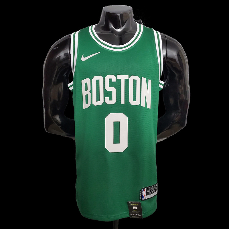 TATUM #0 Celtics green NBA jersey SizeXS-XXL Nike connect recognition