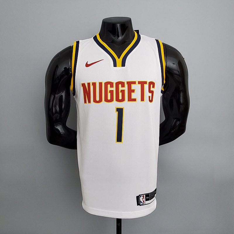 Nuggets Porter jr#1 Limited White NBA Jersey S-XXL